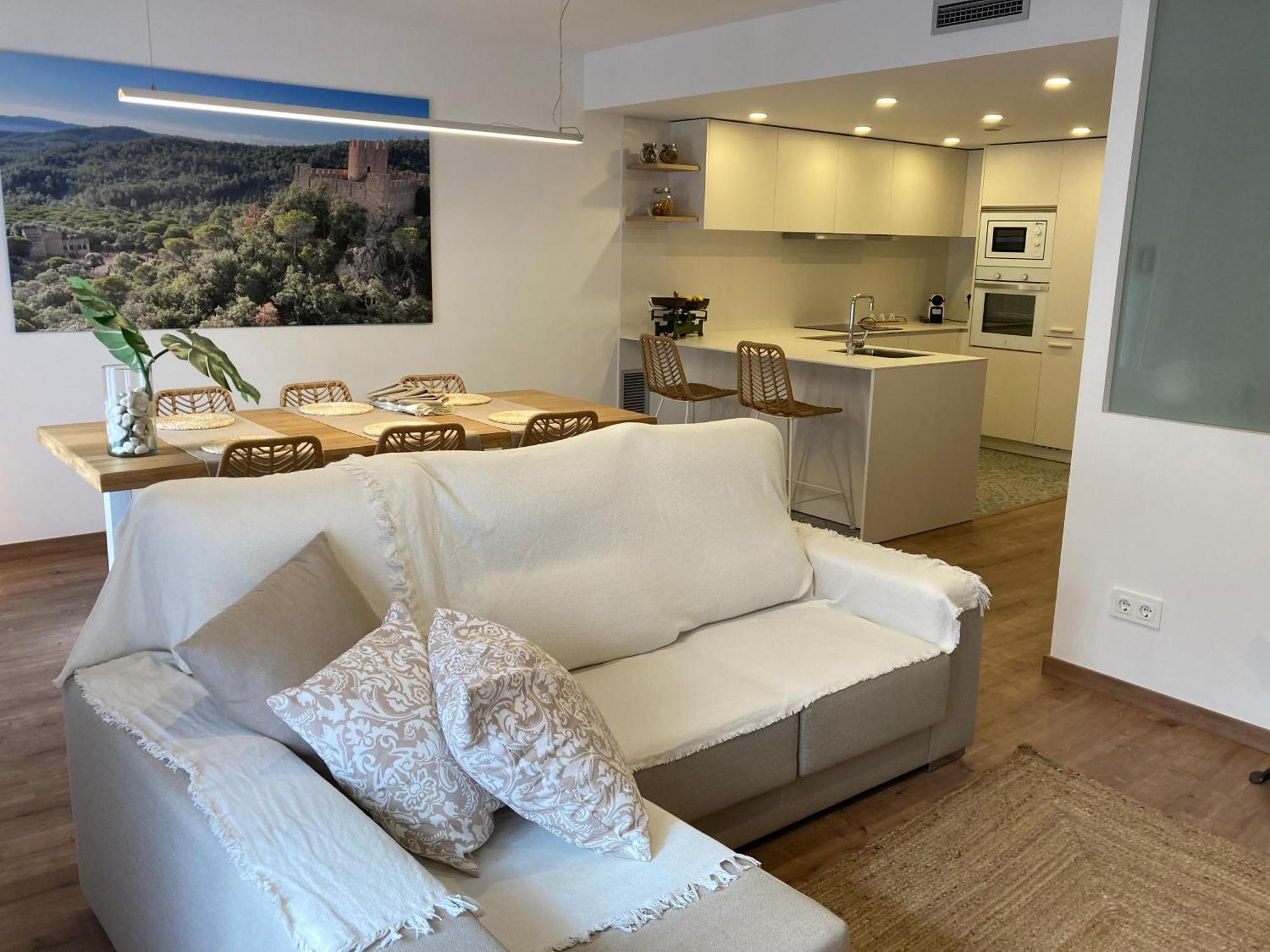 Apartamento Centrico, Climatizado Y Totalmente Equipado De 3 Habitaciones Para 6-7 Personas Santa Coloma De Farners Eksteriør billede